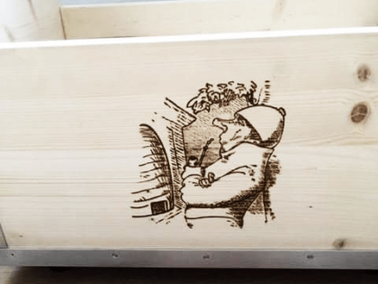 Personalisierung "Pyrography" - Handarbeit